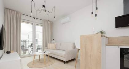 Modern Apartment with Balcony | Parking and Air Conditioning