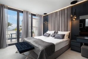 Exclusive-huvila, patio, merinäköala | 4 makuuhuonetta, tallelokero huoneessa, työpöytä