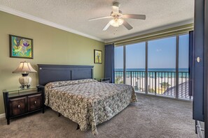2 bedrooms, iron/ironing board, WiFi, bed sheets - 2nd Floor Beachfront Stay at The Boardwalk, Steps from the Sand! (Panama City Beach)