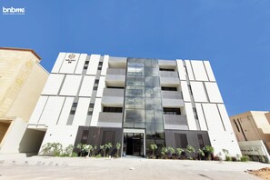 Façade de l’hébergement