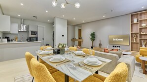 Apartment, 3 Bedrooms, Kitchen | In-room dining - bnbmehomes- Stay nr Granada Mall-32B4 (Riyadh)