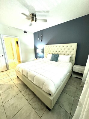 2 slaapkamers, een strijkplank/strijkijzer, gratis wifi, beddengoed