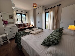 Family Villa, 2 Bedrooms, Kitchen, Garden Area | 2 bedrooms, Egyptian cotton sheets, premium bedding, down duvets - Villa Carian Trail evdatca, Kargı Bay Datca, close to the beach (Datça)