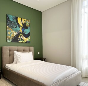 Appartement Design, 3 chambres | 3 chambres, rideaux occultants, fer et planche à repasser, Wi-Fi gratuit