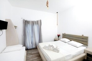 Apartemen | 1 kamar tidur, Wi-Fi gratis, dan seprai linen