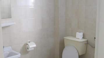 Cabin | Bathroom | Shower, hair dryer, towels