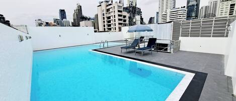 Apartment, 2 Bedrooms, Accessible, Balcony | Pool | Outdoor pool
