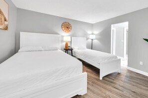 2 makuuhuonetta, silitysrauta/-lauta, ilmainen Wi-Fi, vuodevaatteet
