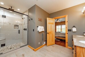 Shower, towels