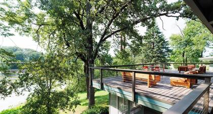 The Yellow Door | Mid-Century Lake Haven | Wayzata