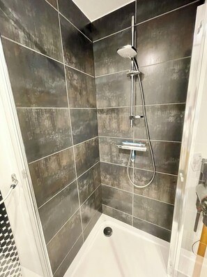 Shower, hair dryer