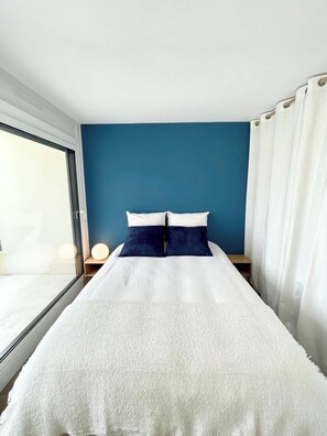 2 bedrooms, iron/ironing board, WiFi - T3 Neuf Archi Cocooning Terrasse Face à la mer (Ploemeur)