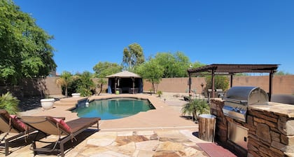 Spectacular oasis with private pool, large yard, & game room