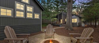 Pet-Friendly Home w/Hot Tub, Walk to Lake MI Beach