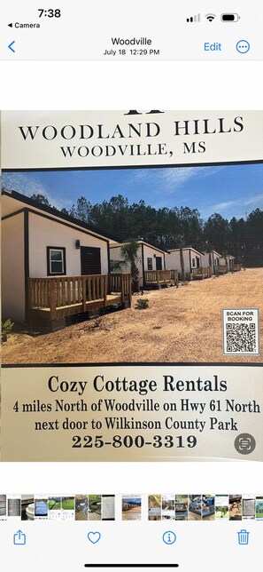 Exterior detail - Charming luxury studio cottages with hints of rustic flare to help you RECHARGE (Woodville)
