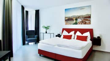 Superior-Doppelzimmer, Balkon, Blick auf die Anlage | Wohnbereich