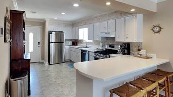 House, Multiple Beds, Pool Access, Pool View | Private kitchen | Coffee/tea maker