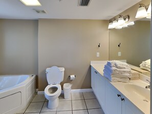 Condo, Multiple Beds, Balcony, Ocean View (Dune Point #303 - No Pets Allowed) | Bathroom
