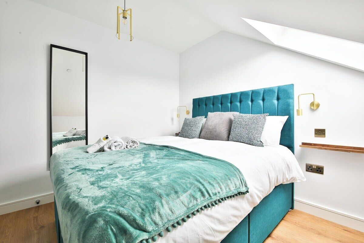 Apartemen Deluks | Setrika/meja setrika, Wi-Fi gratis, dan seprai linen