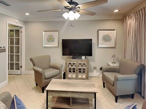 Condo, Multiple Beds, Patio (Inlet Dunes #102 - No Pets Allowed) | Living area - Inlet Dunes #102 (Panama City Beach)