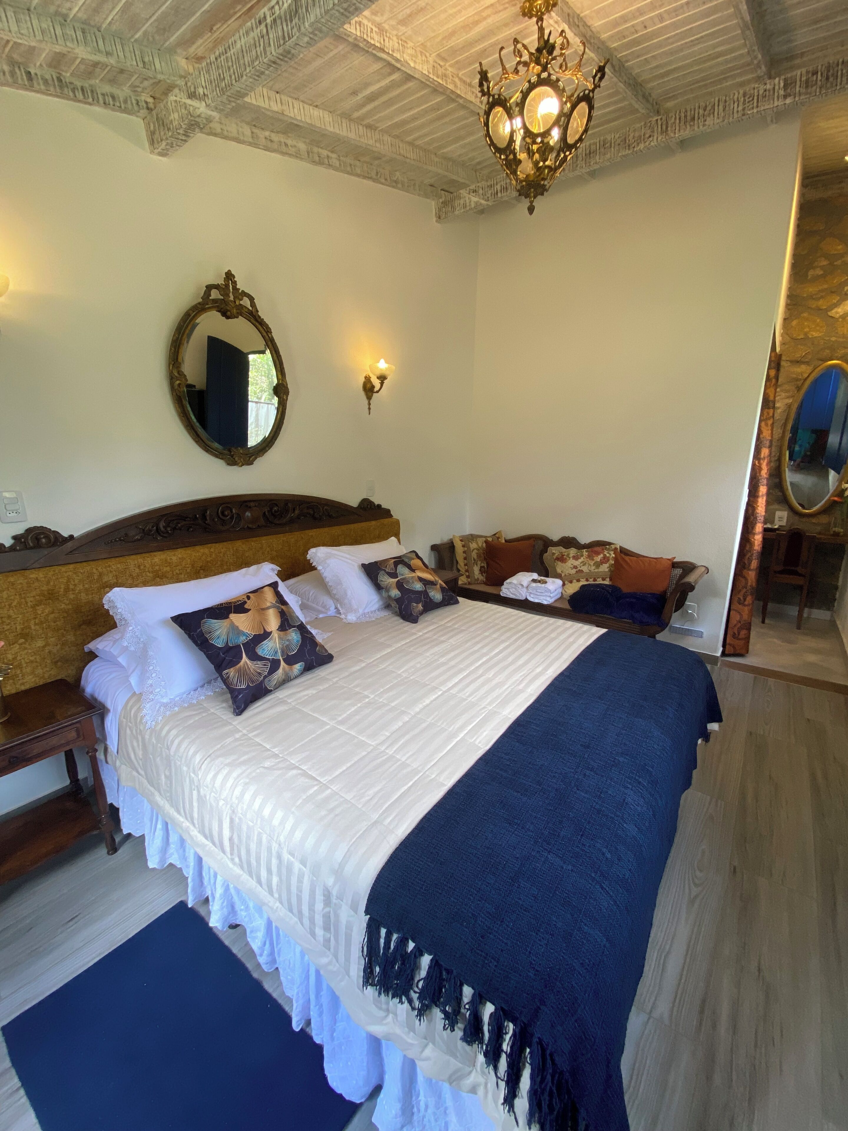 Suíte, vista para o jardim | Roupas de cama de algodão egípcio, roupas de cama premium