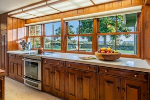 Fridge, microwave, oven, stovetop - Rancho Dos Pueblos - Rustic Beachfront Living at the Dos Pueblos Ranch (Goleta)