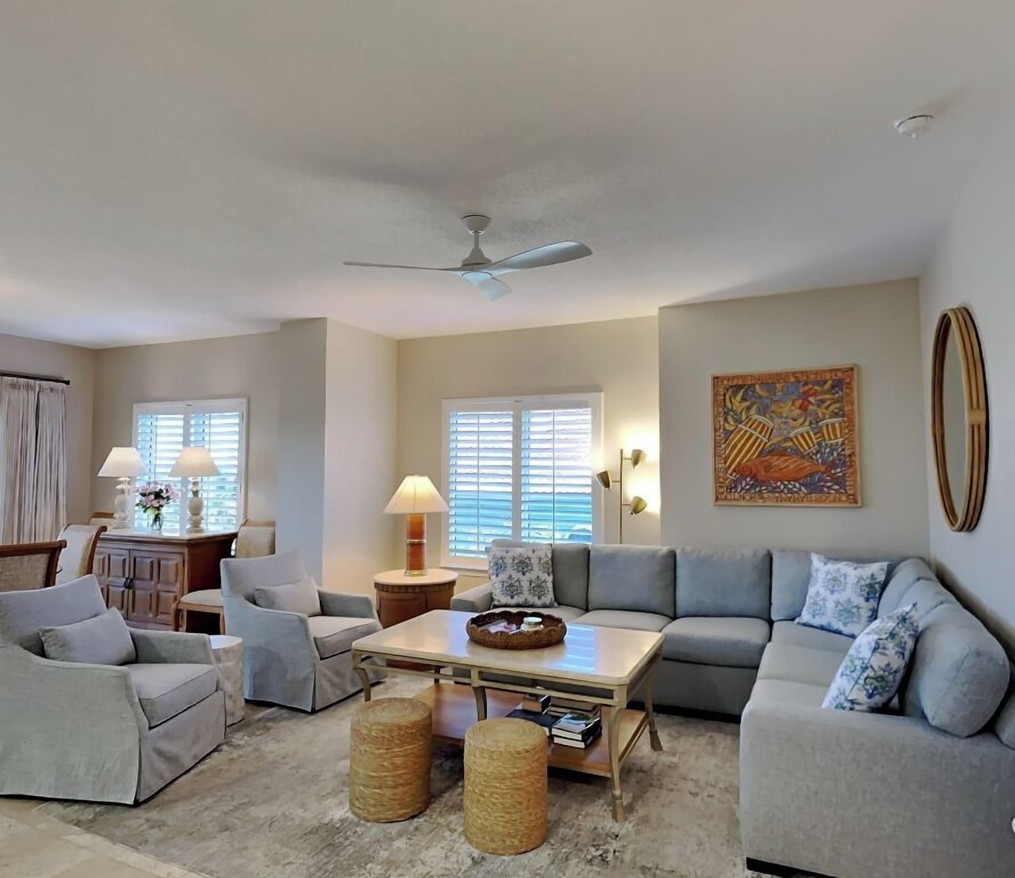 Condo, Multiple Beds, Balcony, Ocean View (South Harbour #2F - No Pets Allowed) | Living area