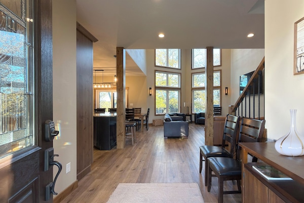 View from front door into family room