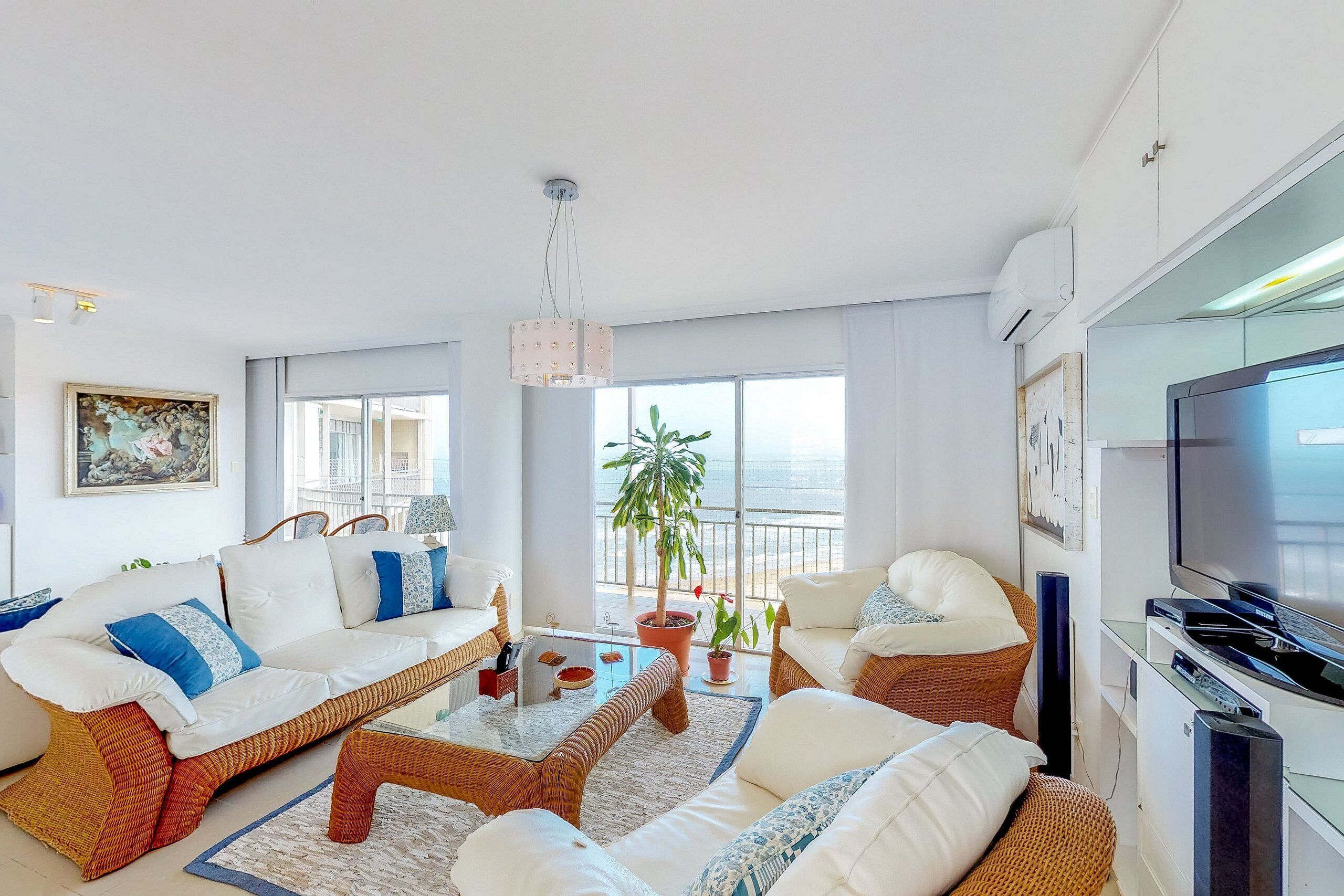 ベーシック アパートメント | リビング エリア | 40 インチのテレビ (衛星放送視聴可)