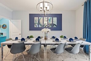 Dining - Magical Mansion in Championsgate! Private pool, theater and arcade! (Four Corners)