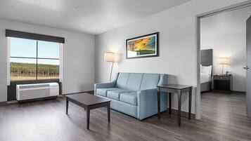 Pillow-top beds, laptop workspace, iron/ironing board, free WiFi