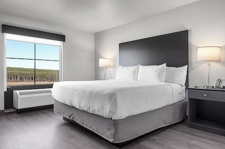 Pillowtop beds, laptop workspace, iron/ironing board, free WiFi