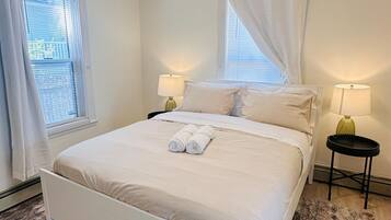 2 chambres, lit parapluie, Wi-Fi gratuit, draps fournis