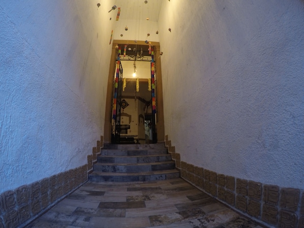 Entrada al alojamiento
