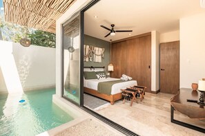 2 bedrooms, desk, iron/ironing board, travel crib - Luxury Stay Private Pool (Tulum)