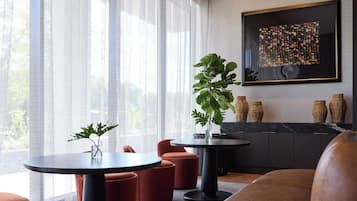 Sitteområde i lobbyen