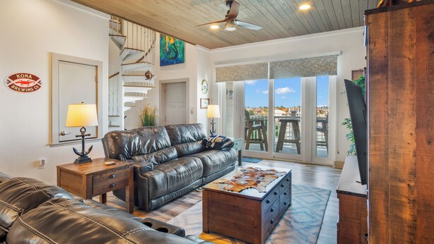 Unclassified image, 1 of 51, button - Mayday Vacay - Roof Top Hot Tub! Water Views! (Port Aransas)