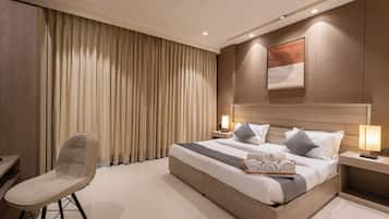 Luxury Room, City View | 1 bedroom, Egyptian cotton sheets, premium bedding, memory foam beds