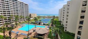 Exterior - Saida Tower 506 (3-Bedroom Condo) with Pool by RedAwning (South Padre Island)