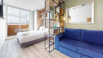 1 habitación, wifi y ropa de cama