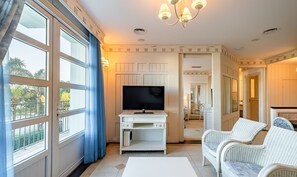 Apartemen Basic | Area keluarga | Televisi 32-inci dengan saluran TV kabel