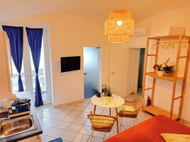 Apartamento Deluxe, vistas a la bahía | Sábanas italianas Frette y ropa de cama de alta calidad
