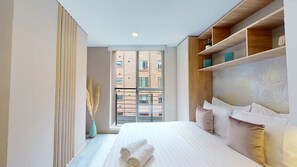 1 dormitorio, caja fuerte, escritorio y wifi