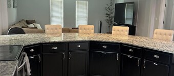 Beautiful backyard and cozy interior has everything you need and is pet friendly