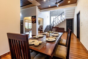 Villa, 3 Bedrooms, Smoking, Balcony | Dining room - Rahta Villa - An Elegant 3BR Villa With BBQ Terrace (Dehradun)