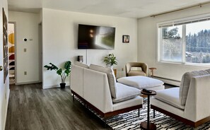 Smart TV, books - THE SHORELINE #1 -Ocean Views & Northern Lights (Kodiak)
