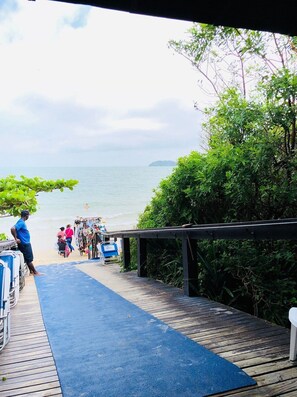 Vista a la playa o al mar