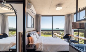 Perusstudio | 1 makuuhuone, silitysrauta/-lauta, ilmainen Wi-Fi, vuodevaatteet
