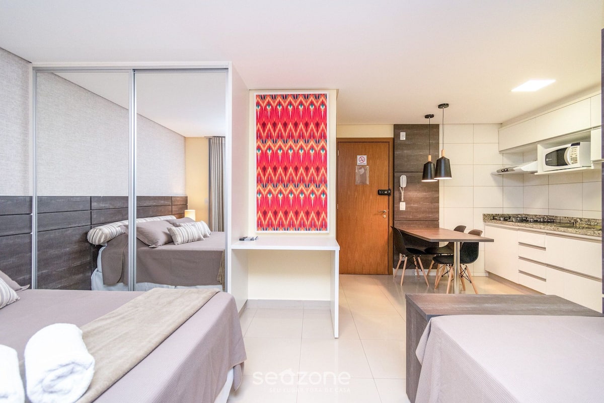 Basic Studio | 1 bedroom, laptop workspace, iron/ironing board, free WiFi
