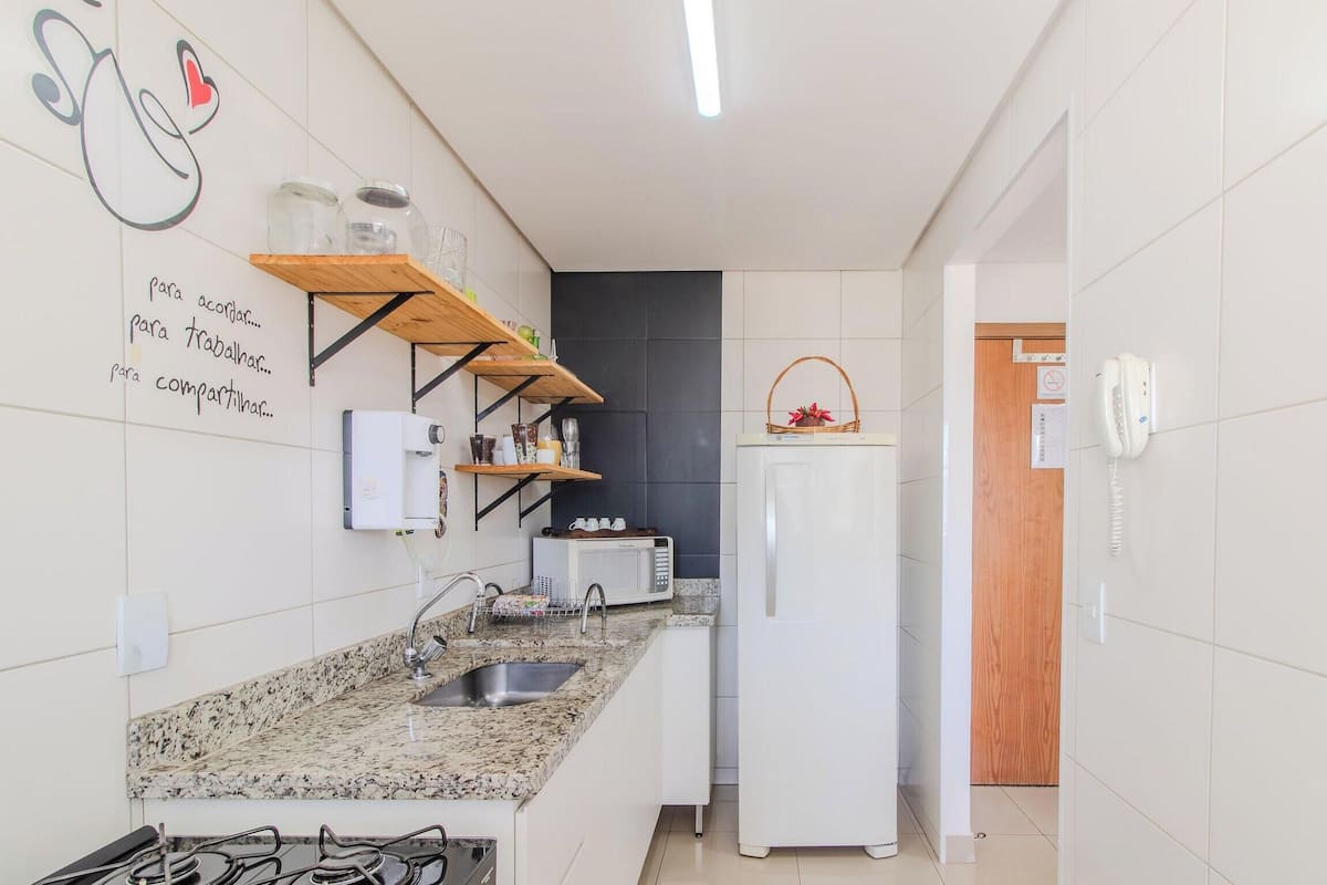 Căn hộ | Bếp riêng | Tủ lạnh, lò vi sóng, máy xay thực phẩm